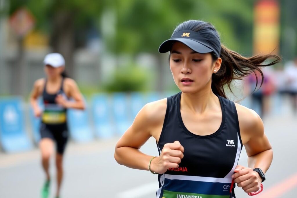 Pelari maraton yang menerapkan mental skills coaching dalam program latihannya Pelari maraton yang menerapkan mental skills coaching dalam program latihannya