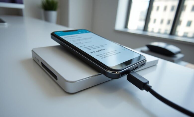 aktifkan usb c displayport android