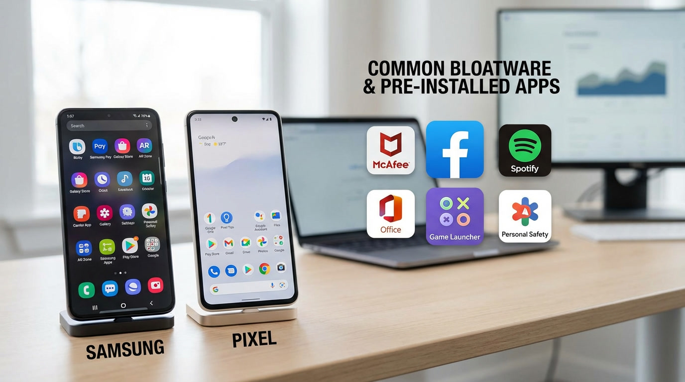 Bloatware Samsung Pixel untuk pemula